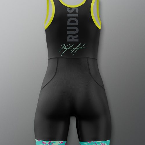 ATHSN1003 KS Controlled Chaos Women s Elite 2.0 Singlet Black 0002