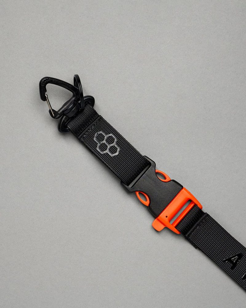 AWOL Quick Clip Lanyard Black 002