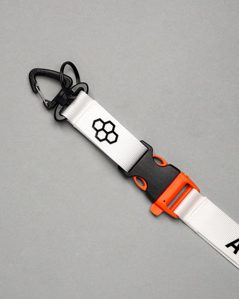 AWOL Quick Clip Lanyard White 002