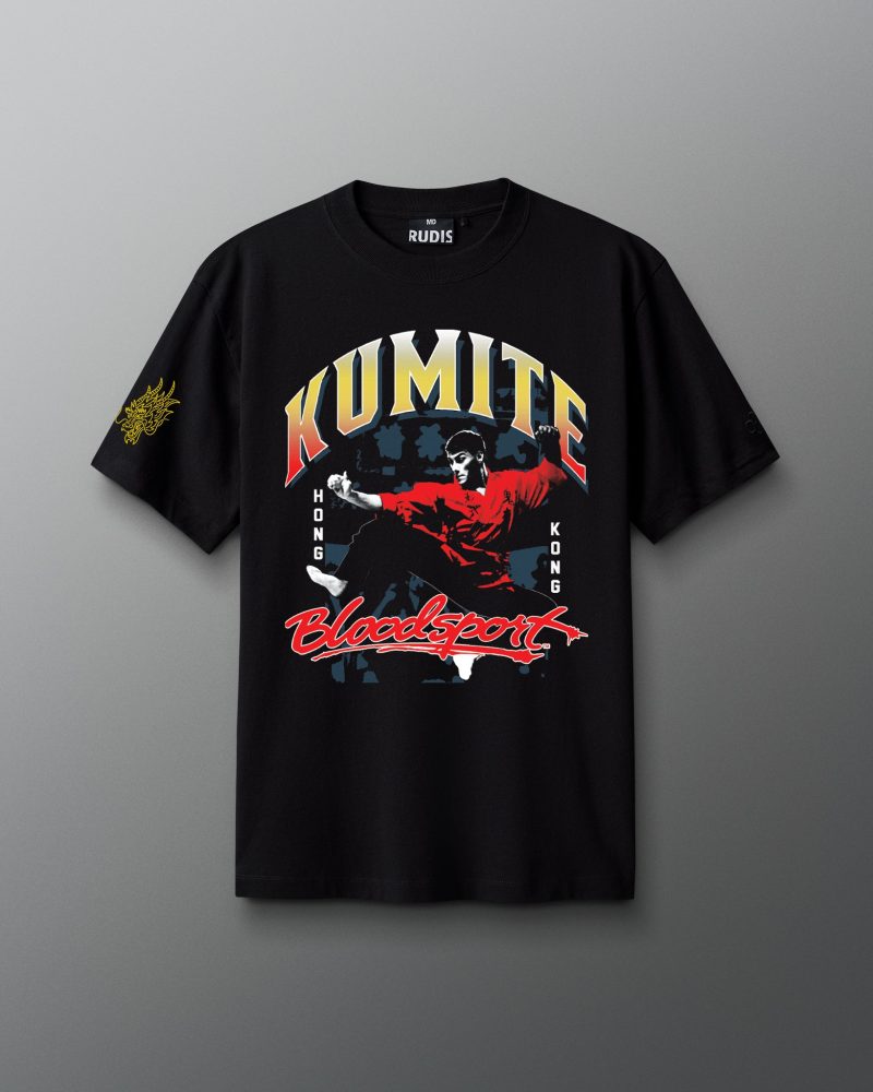 BSPTS1001 Kumite Vintage Heavyweight T Shirt Black 0001