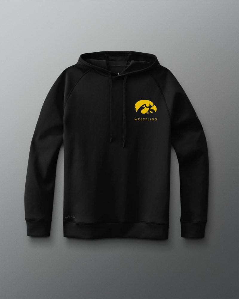 CIAHD1004 Hawkeye Wrestling Cool Feel Hoodie Black 0001