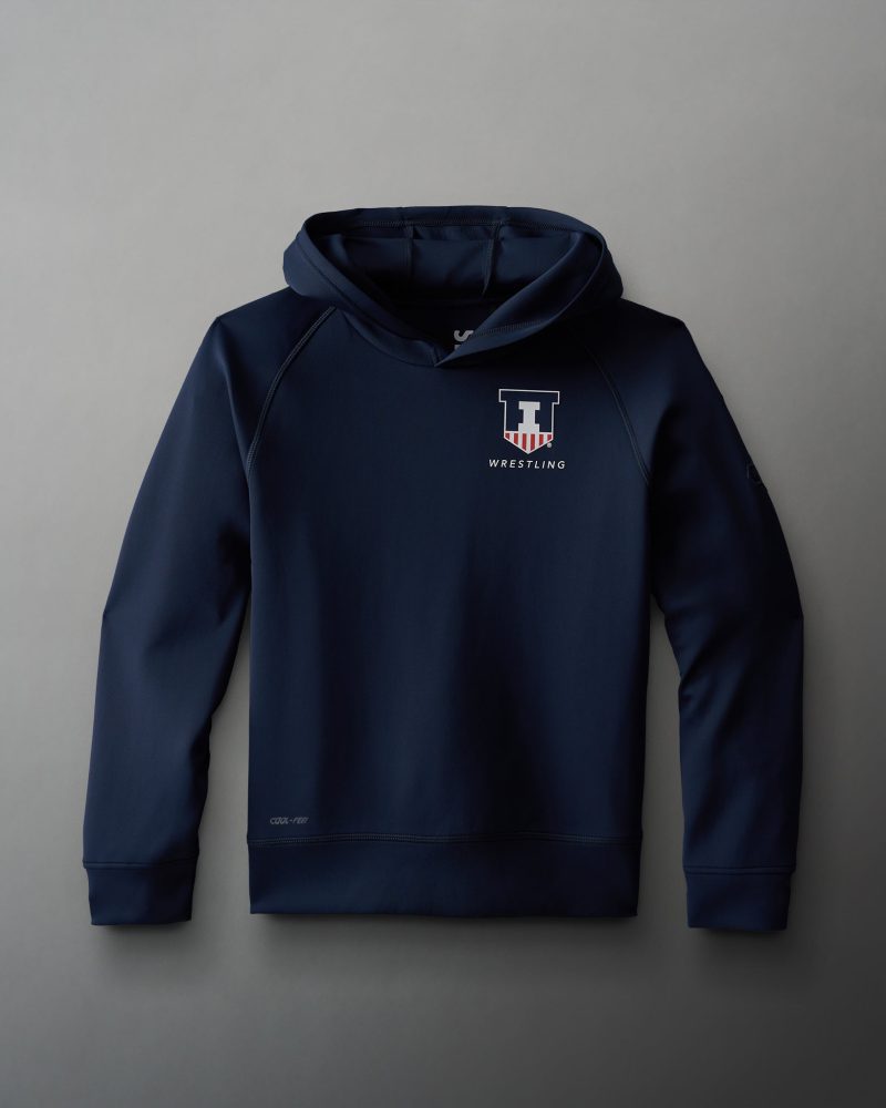 CILHD1000 Illinois Cool Touch Hoodie PUP Navy 0001