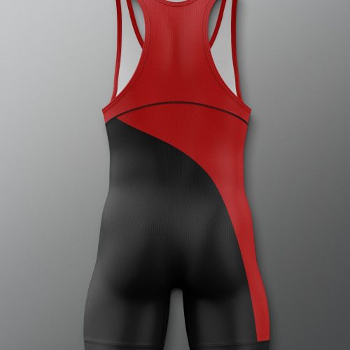 COHSN1019 Buckeyes Throwback Singlet Red Black 0002