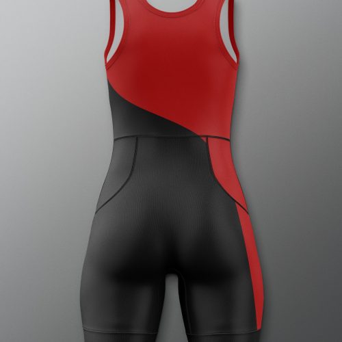 COHSN1020 Buckeyes Throwback Women s Singlet Red Black 0002