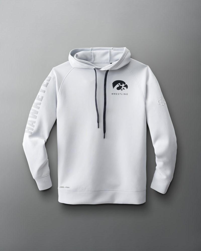 COOL TOUCH Hoodie IOWA PUP Lunar Gray 0001