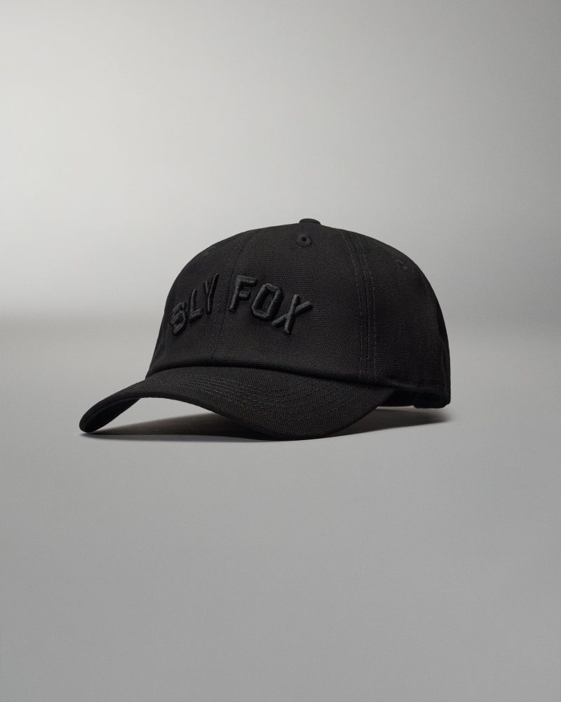 DSFUN1000 SLY FOX ARCH UNSTRUCTURED HAT FLT Black Black 0010