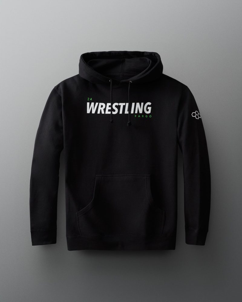 EVTHD1108 Fargo Wrestling 24 Hoodie PUP Black 0021