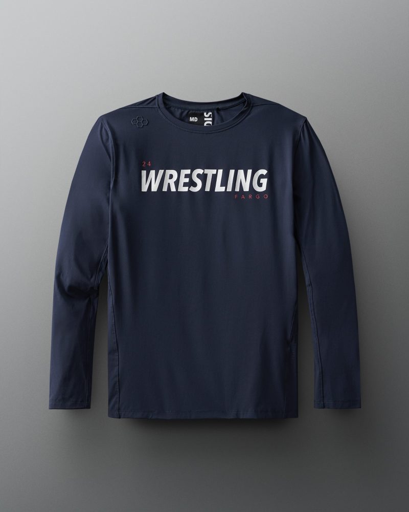 EVTLS1009 Fargo Wrestling 24 Performance Longsleeve PUP Navy 0021