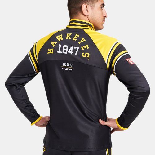 IOWA Hawkeyes Apex Elite Quarter Zip Black IOW 0083 Black 0002