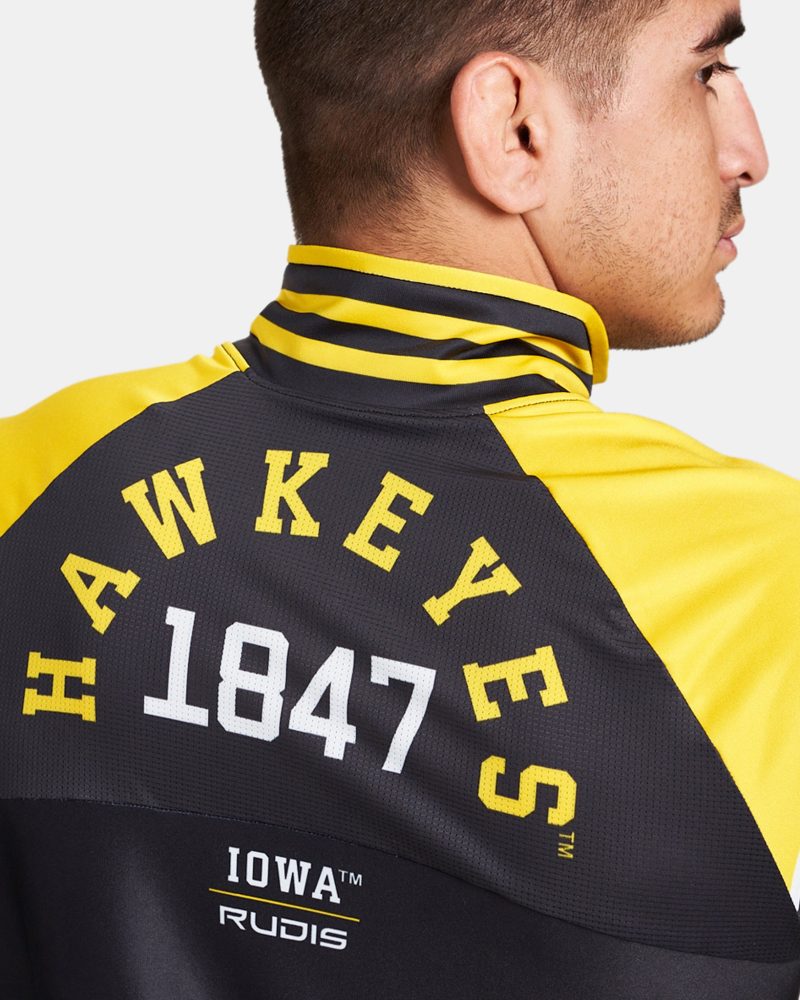 IOWA Hawkeyes Apex Elite Quarter Zip Black IOW 0083 Black 0004