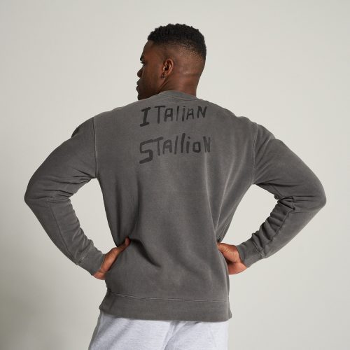 Italian Stallion Crewneck RKY 0059 flat Gray 0001