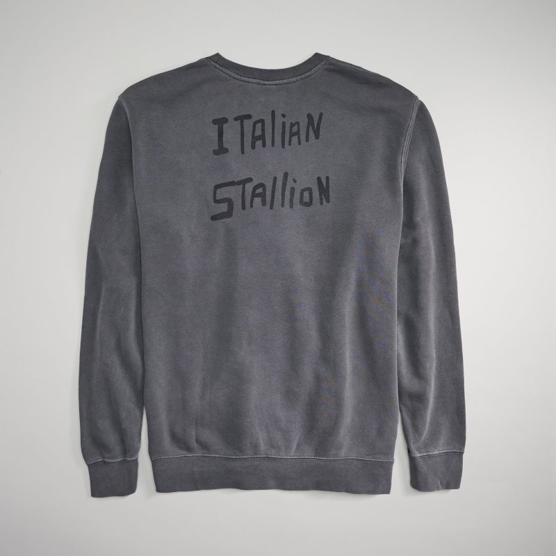 Italian Stallion Crewneck RKY 0059 flat Gray 0004