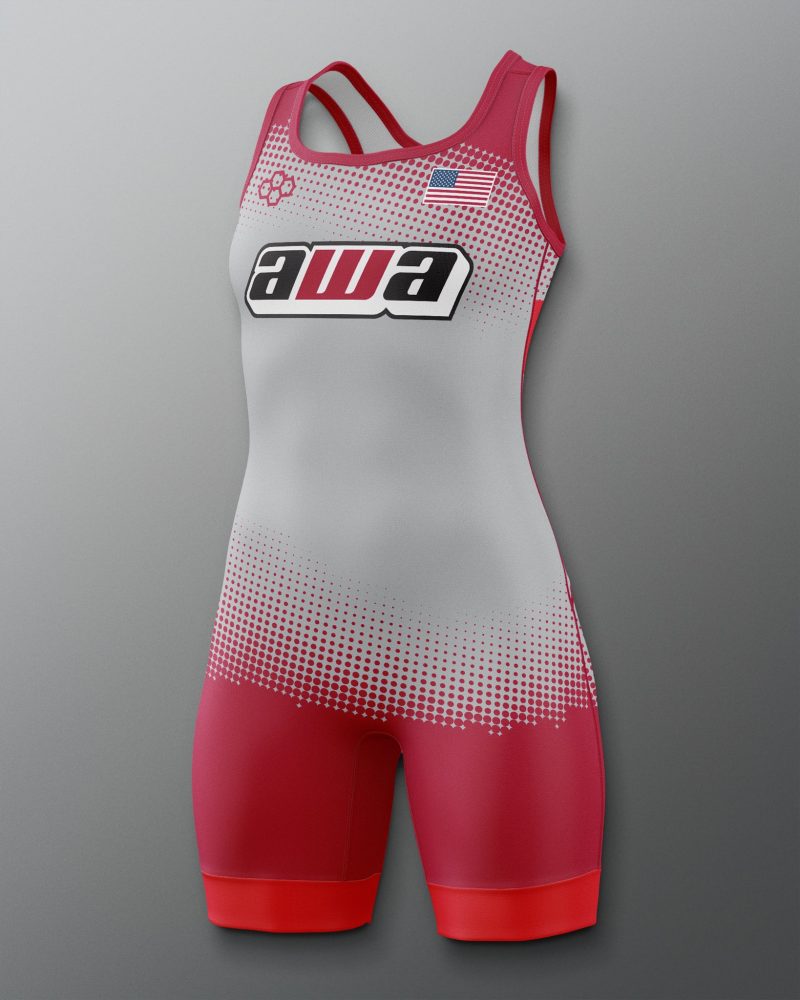 LGDSN1001 AWA Womens Elite 2.0 Singlet Gray 0001