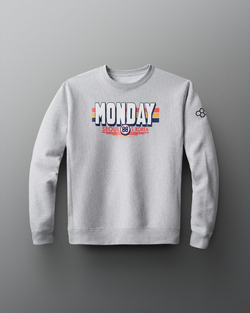 MONCW1000 KENNY MONDAY 88 VINTAGE CRENECK PUP Heather Gray 0021