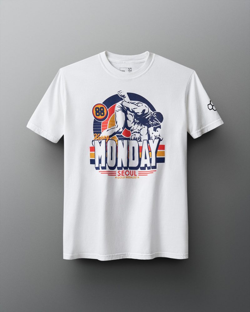 MONTS1002 KENNY MONDAY 88 VINTAGE HEAVYWEIGHT T SHIRT PUP White 0021