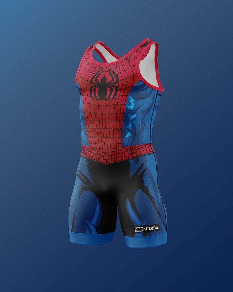 MRVSN1004 SPIDERMAN MSINGLET Blue 0001