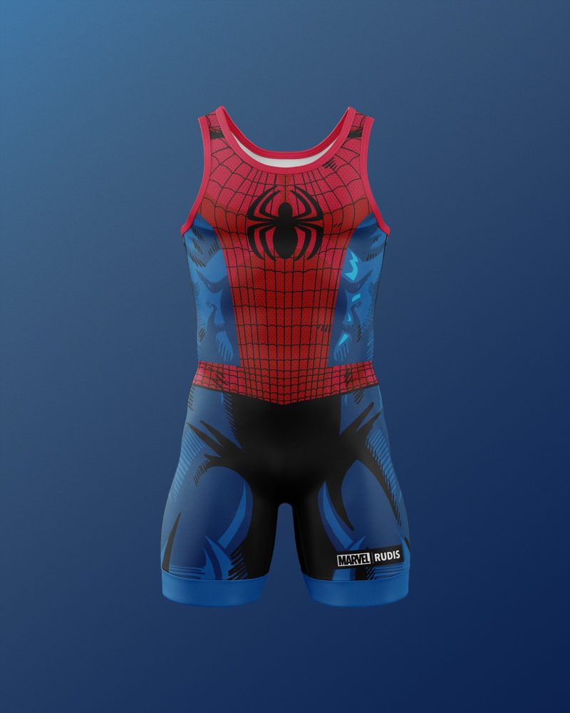 MRVSN1004 SPIDERMAN MSINGLET Blue 0002