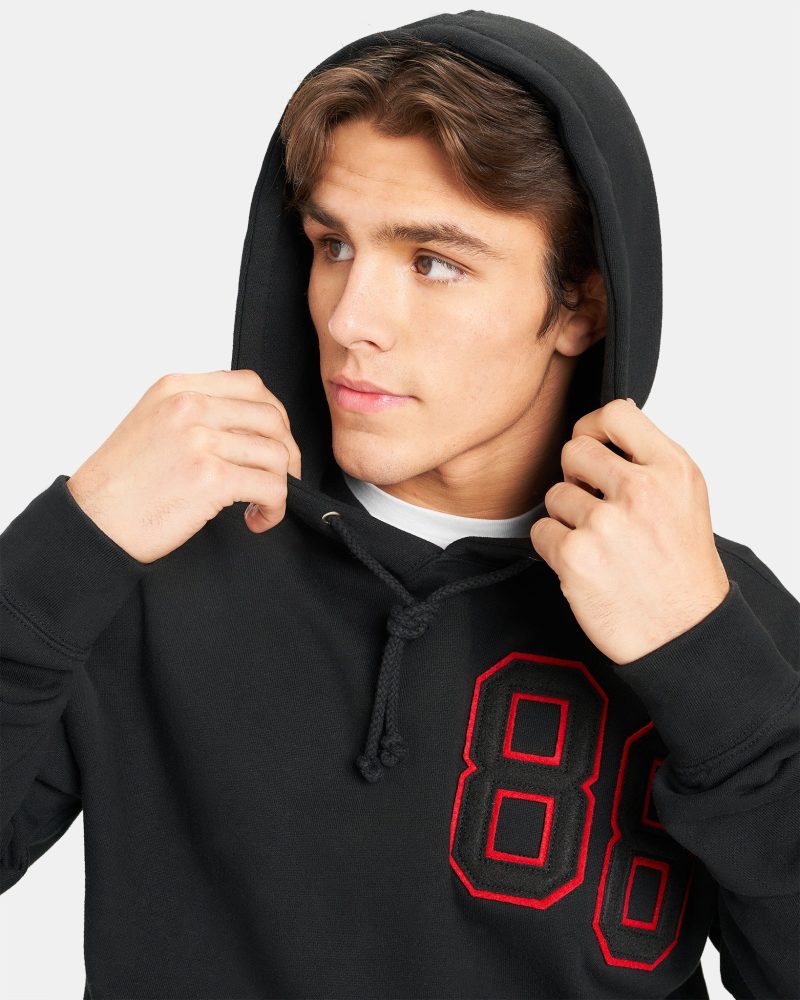 Monday 88 Classic Hoodie Black MON 0005 0246 Black 0005