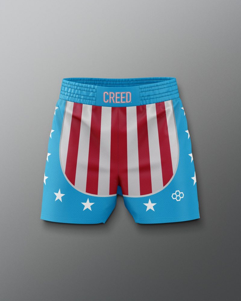 RKYSH1002 Rocky CREED Elite Shorts Red White Blue 0001 92d355a5 489c 40d2 acd7 20733da1c4da