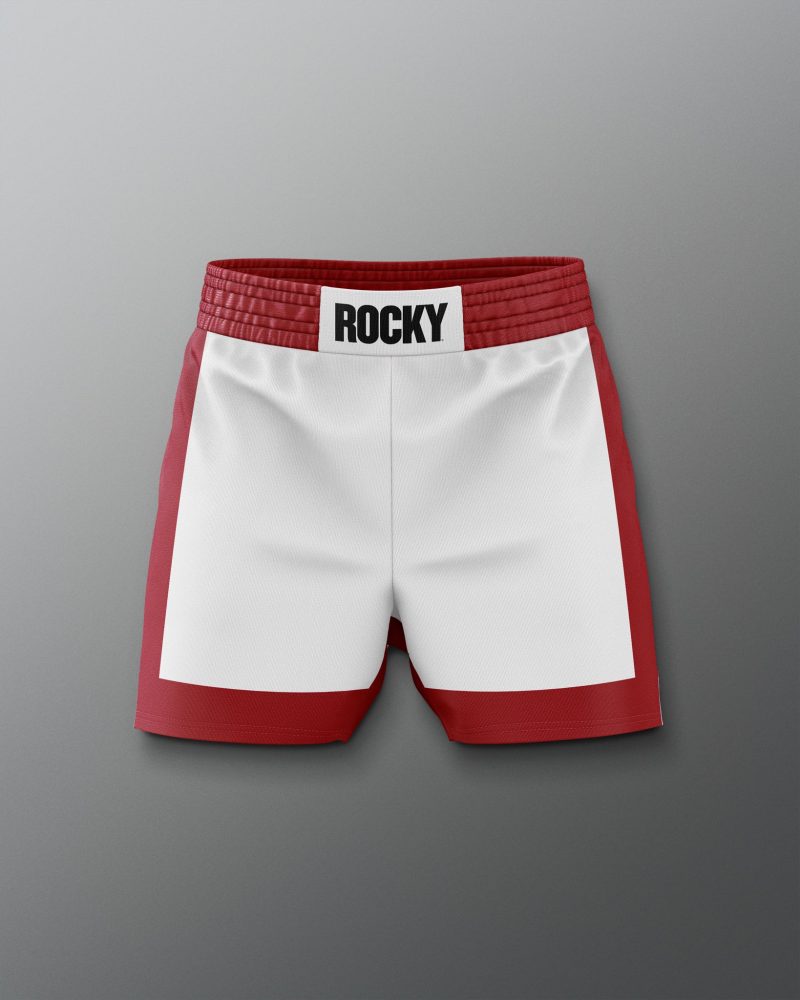 RKYSH1003 Rocky Elite Shorts White 0001