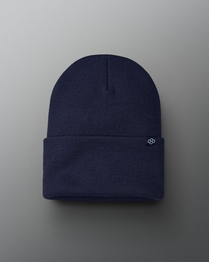 RUDBE1004 NVY RUDIS Standard Foldover Beanie FLT Navy 0020