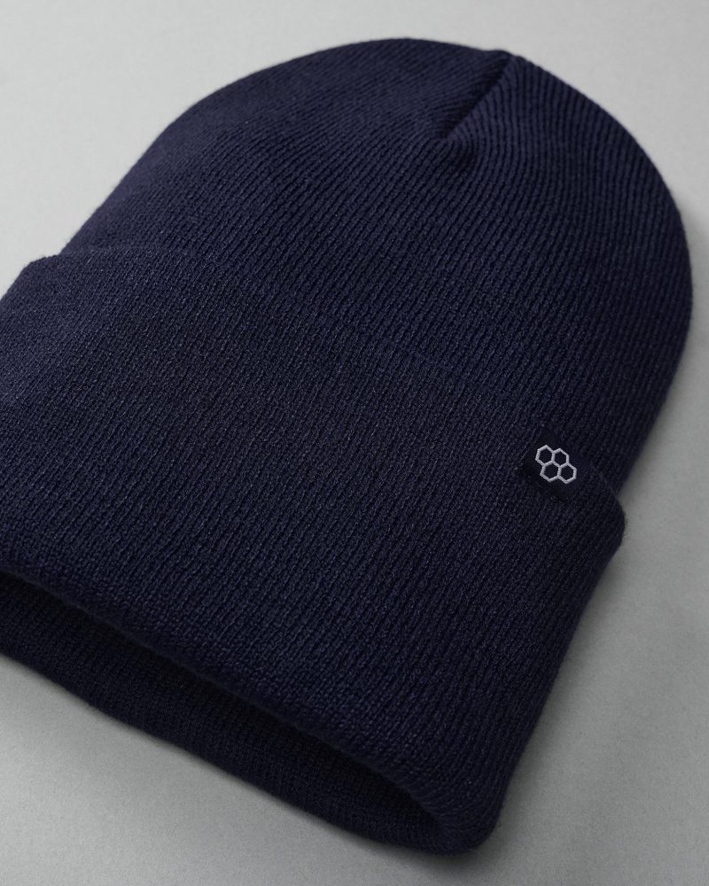 RUDBE1004 NVY RUDIS Standard Foldover Beanie FLT Navy 0021