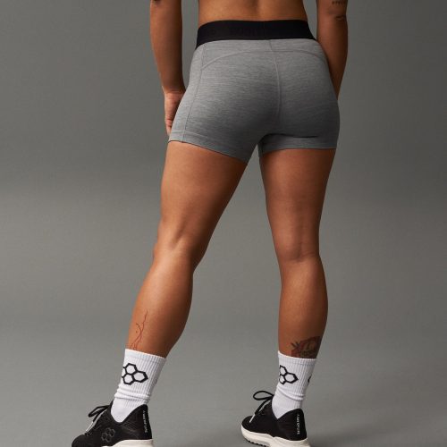 RUDCO1000 RUDIS Womens Compression Short Heather Gray 0011