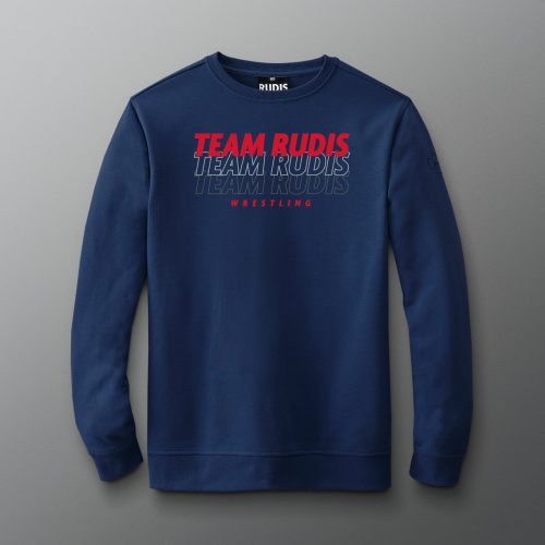 RUDCR1054 Team RUDIS Elevate Crewneck Navy 0001