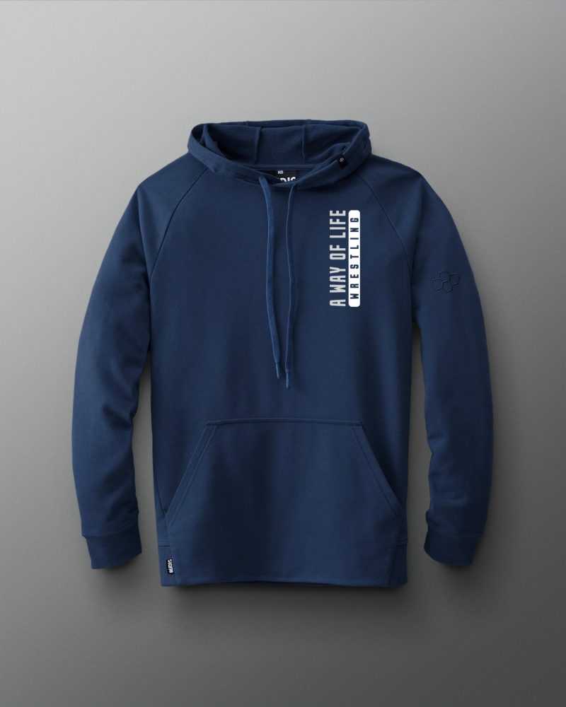 RUDHD1062 A Way Of Life Bold Hoodie Navy 0001