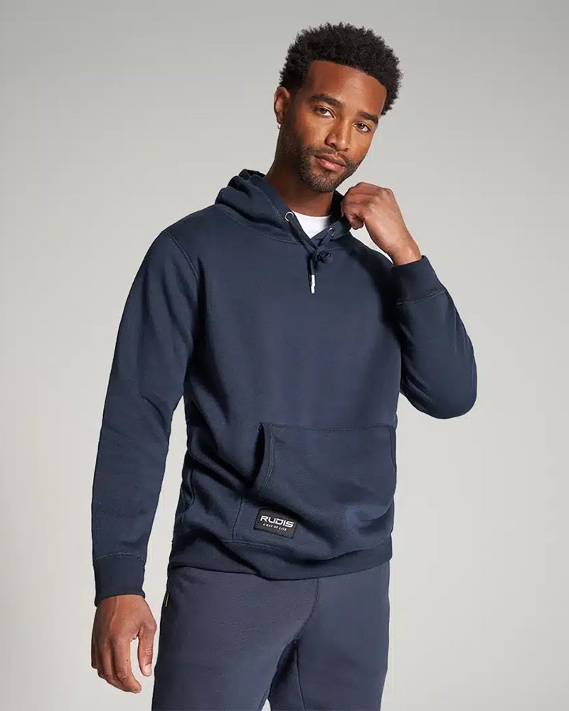 RUDIS 10oz Fleece Hoodie Navy RUD 0559 OFP 001 Navy 0005