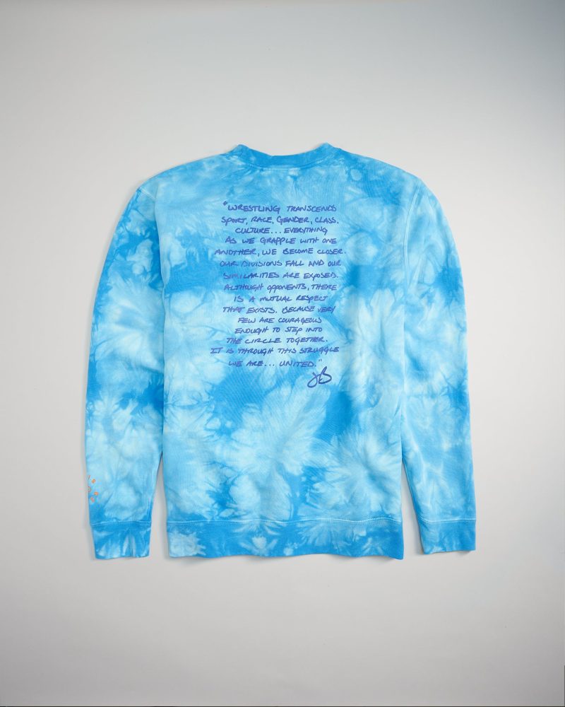 RUDIS JB Written Tie Dye Crewneck Tie Dye Blue JBACR1006 EC 097 Sky Blue Tie Dye 0004