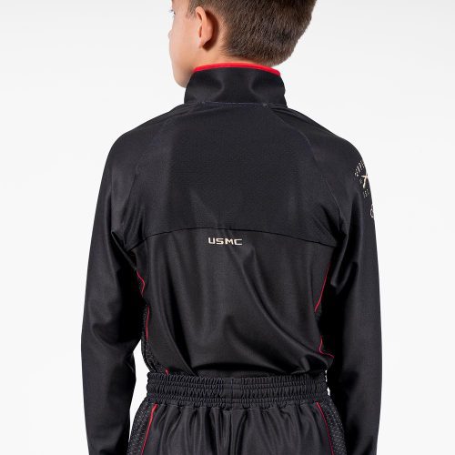 RUDIS YouthUSMCUniformQZip Black 0003