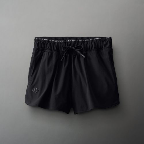 RUDSH1006 RUDIS Womens Hybrid Training Short PUP Black 001