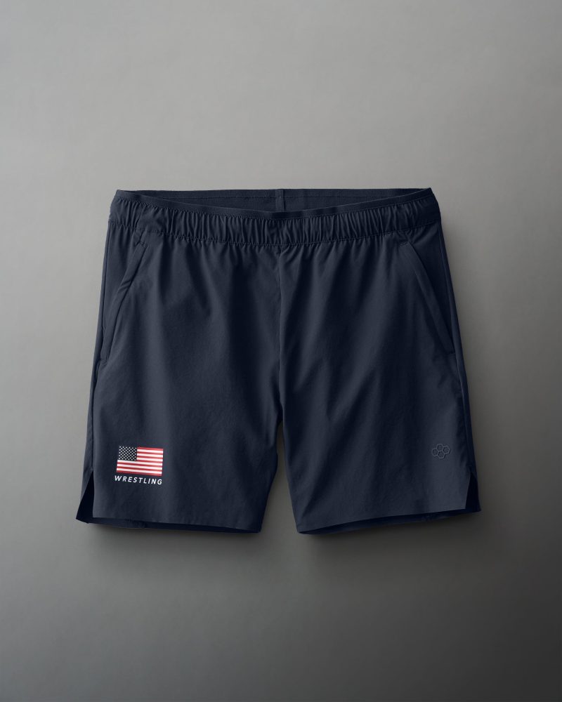 RUDSH1007 FLAG Performance Uniform Shorts DET Navy 001