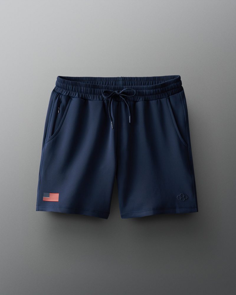 RUDSH1013 Flag COOL FEEL Shorts OFP Navy 0001