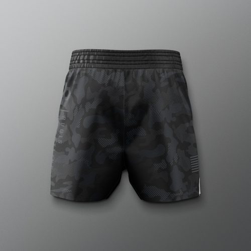 RUDSH1015 Camo Elite Shorts Black Camo 0002