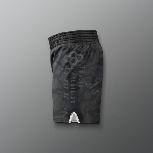 RUDSH1015 Camo Elite Shorts Black Camo 0003