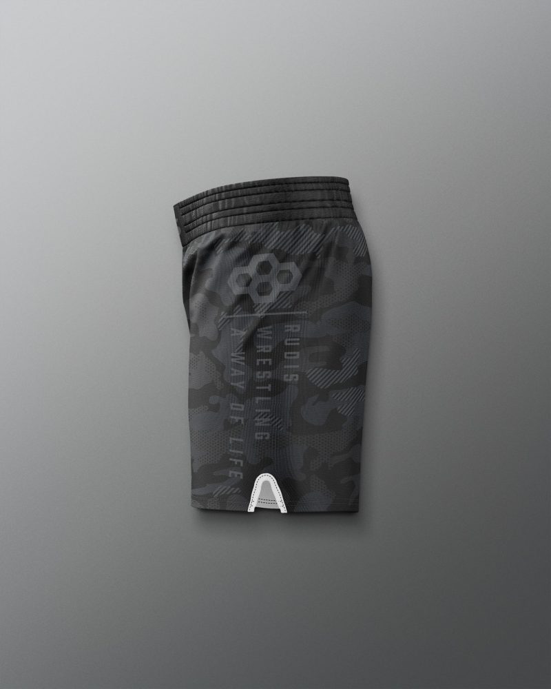 RUDSH1015 Camo Elite Shorts Black Camo 0003