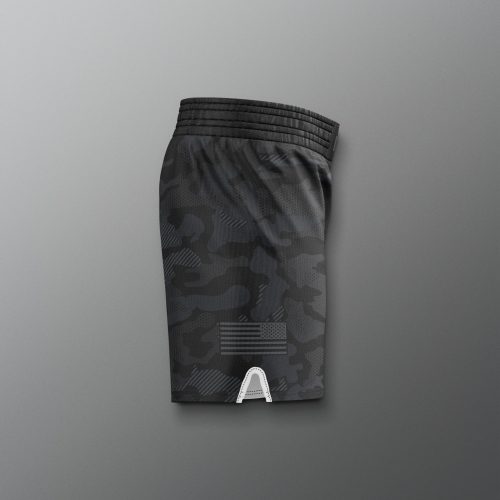 RUDSH1015 Camo Elite Shorts Black Camo 0004