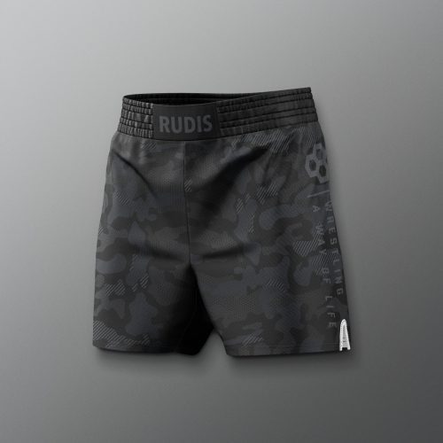 RUDSH1015 Camo Elite Shorts Black Camo 0005