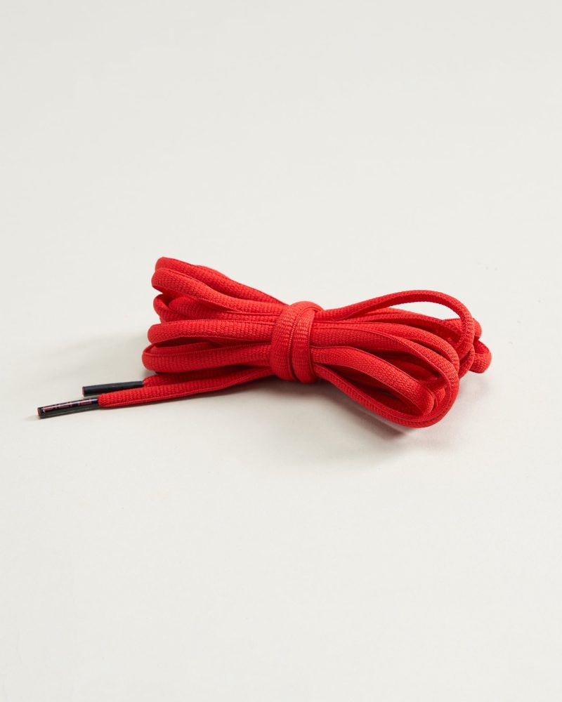 RUDSL1000RED RUDIS Oval Shoe Laces FLT Red 0002