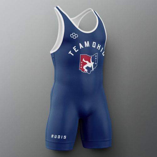 RUDSN1063 Team Ohio Singlet2.0 Navy 0003