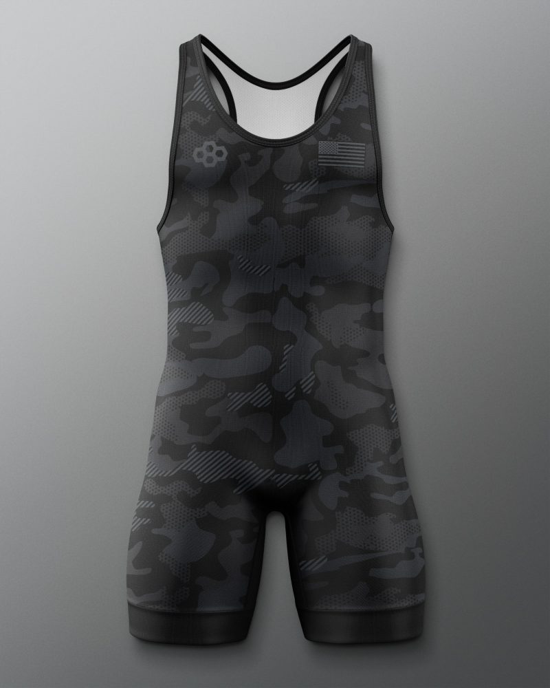 RUDSN1067 Camo Elite 2.0 Singlet Black 0001