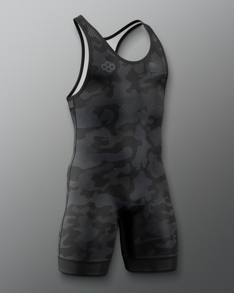 RUDSN1067 Camo Elite 2.0 Singlet Black 0003