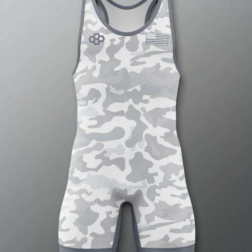 RUDSN1067 Camo Elite 2.0 Singlet White 0001