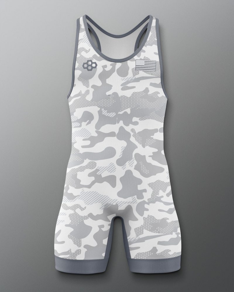 RUDSN1067 Camo Elite 2.0 Singlet White 0001