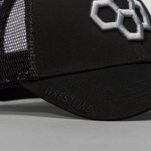 RUDTR1003 Hex Trucker Hat PUP Black Black 0022