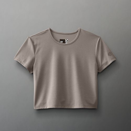 RUDTS1052 Womens Ultimate Crop T shirt OFP Cedar 0004