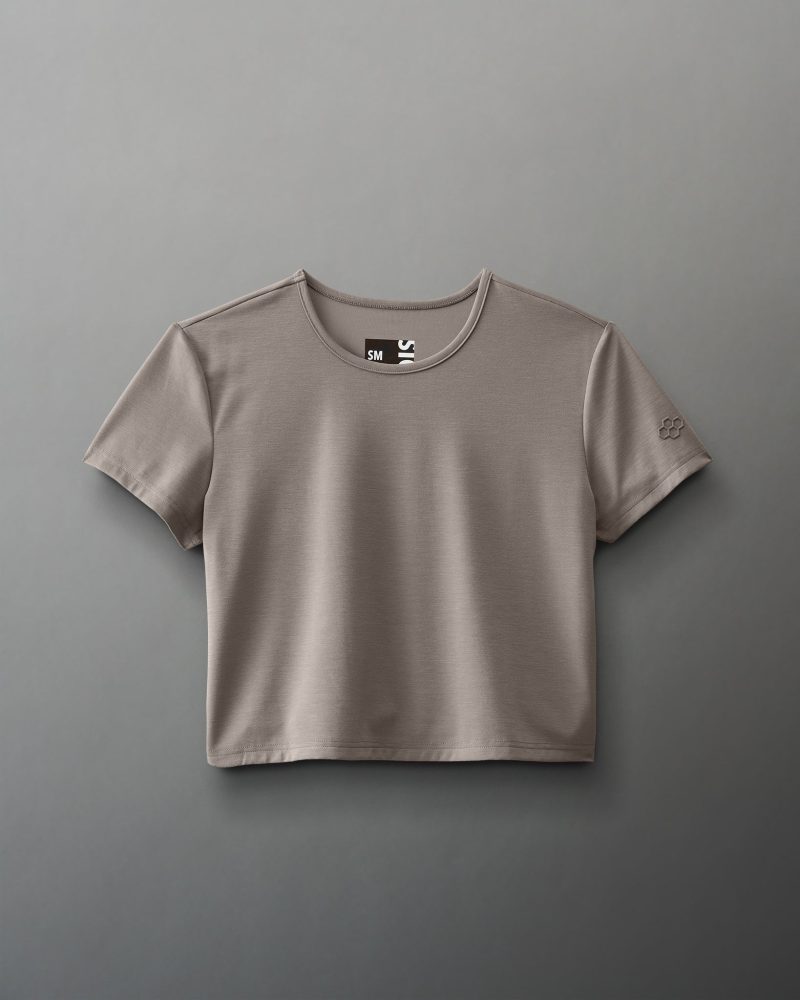 RUDTS1052 Womens Ultimate Crop T shirt OFP Cedar 0004