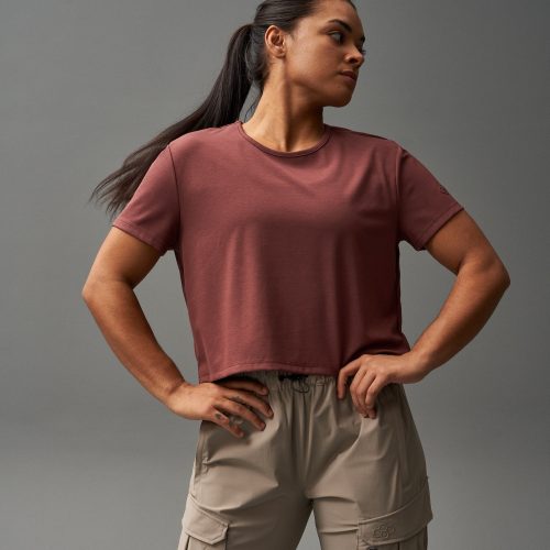 RUDTS1052 Womens Ultimate Crop T shirt OFP Dark Clay 0002 21f1f023 8c1b 43b6 b320 3789506eb832